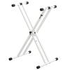 Kikutani X-Shaped Keyboard Stand, Assembly Type, White, KS-29WA WHT