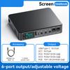 Источник бесперебойного питания ИБП с дисплеем, USB + Type-C + 2x5.5x2.1mm Выход DC 5V/9V/12V/15V/24V Регулируемый