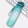 Спортивная бутылка для воды с отметкой времени, герметичная бутылка, матовая бутылка для воды, космическая чашка