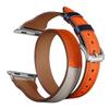 Двойной тур для Apple Watch, ремешок 40 мм, 44 мм, 38 мм, 42 мм, итальянский ремешок для часов из натуральной кожи, ремень-браслет iWatch serie 3, 4, 5, se 6, ремешок