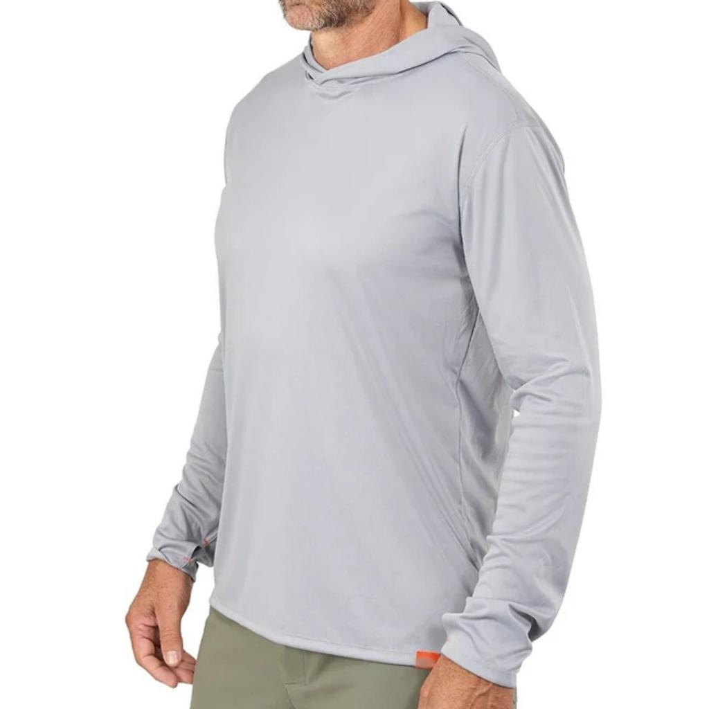 European and American quick-drying fishing suit men's outdoor sports sunscreen top breathable ice silk hooded T-shirt men's clothing