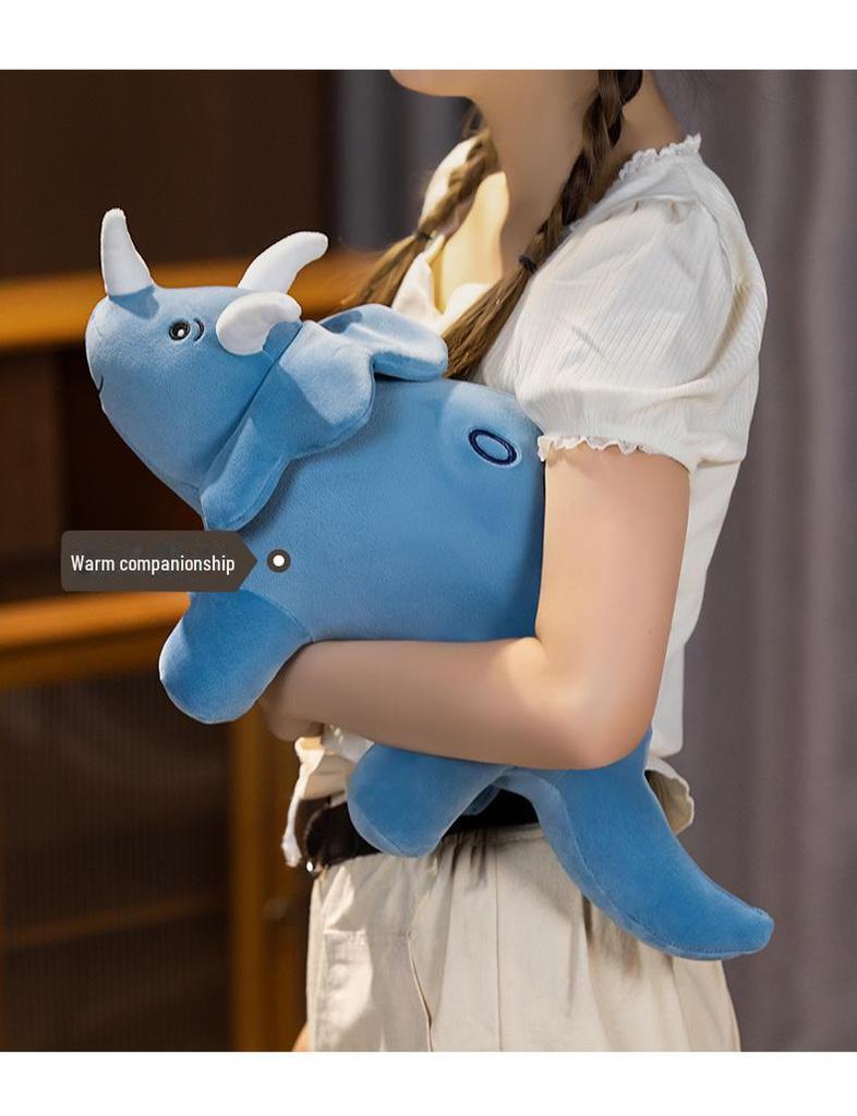 Плюшевая игрушка динозавра: Милая спящая кукла и подушка для детей