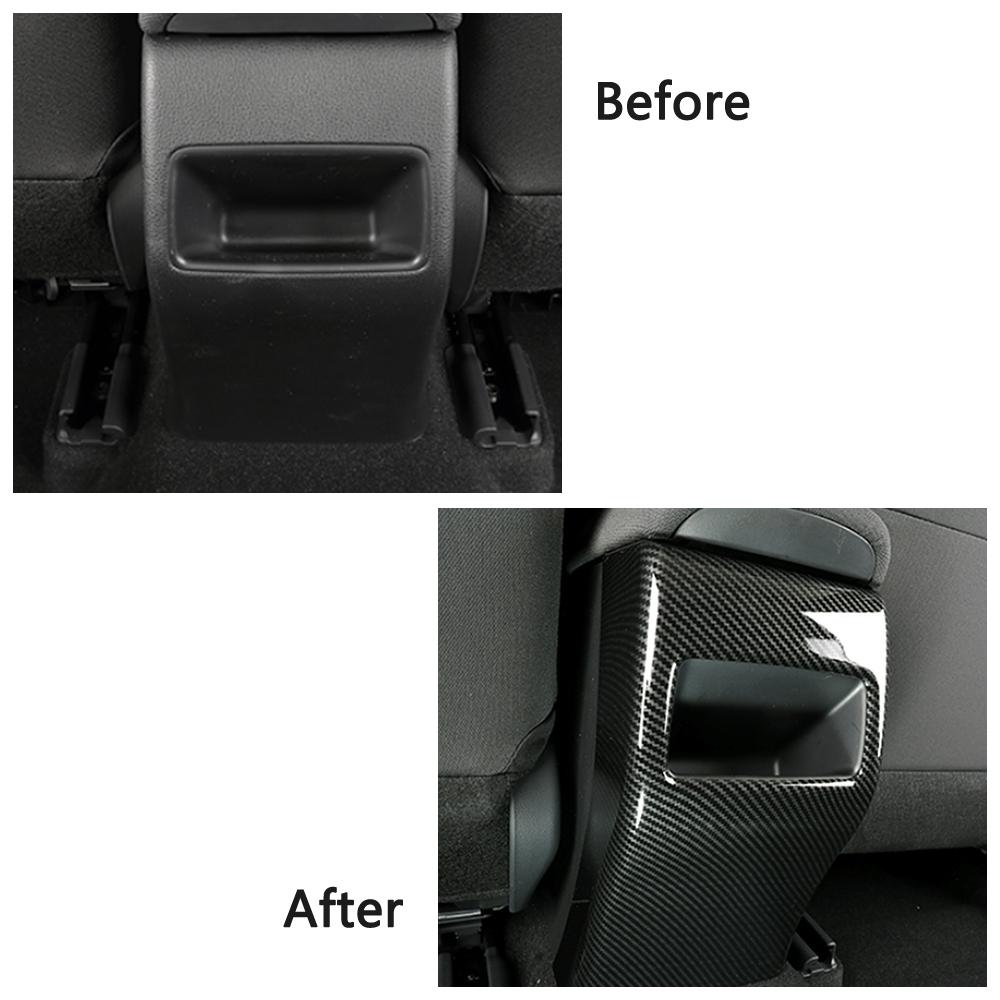 Для Toyota Corolla 2022 Внутренняя центральная консоль Ящик для хранения вещей Подлокотник Ящик Задняя панель Отделка Матовый серебристый карбон