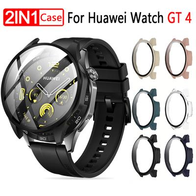Защитный чехол для Huawei Watch GT 4 46 мм/41 мм аксессуары полное покрытие бампер экран закаленная защита gt4 46 мм 41 мм крышка