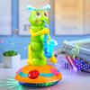 Universal Walking & Dancing Caterpillar Electric Toy for Kids Aged 45662 Battery Powered Saxophone Caterpillar Toy with Light