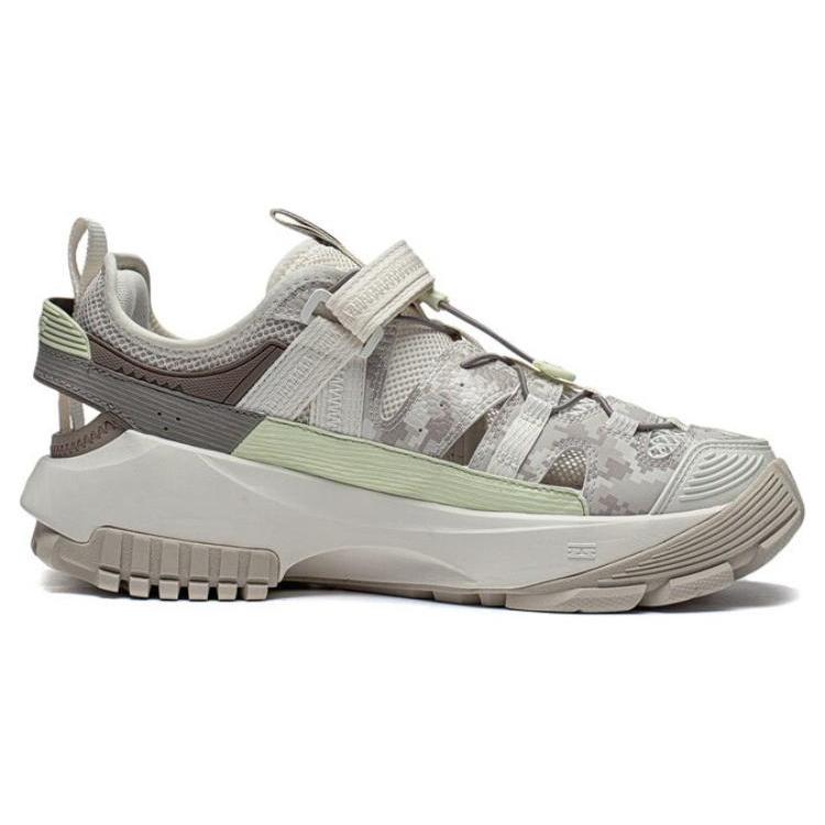 Li Ning CF Linian V2 Нескользящие Износостойкие Низкие Спортивные Повседневные Кроссовки Мужские Лунный Серый AGLT079-1