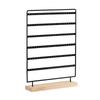 Earrings Organizer Stand Earring Holder Display Stand with 120 Holes 6 Tiers Jewelry Organizers Rack with Wood Base Gift