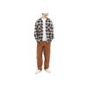 Nike Solid Color High-Waisted Button Mid-Calf Jeans Men bottoms Brown DQ5179-270