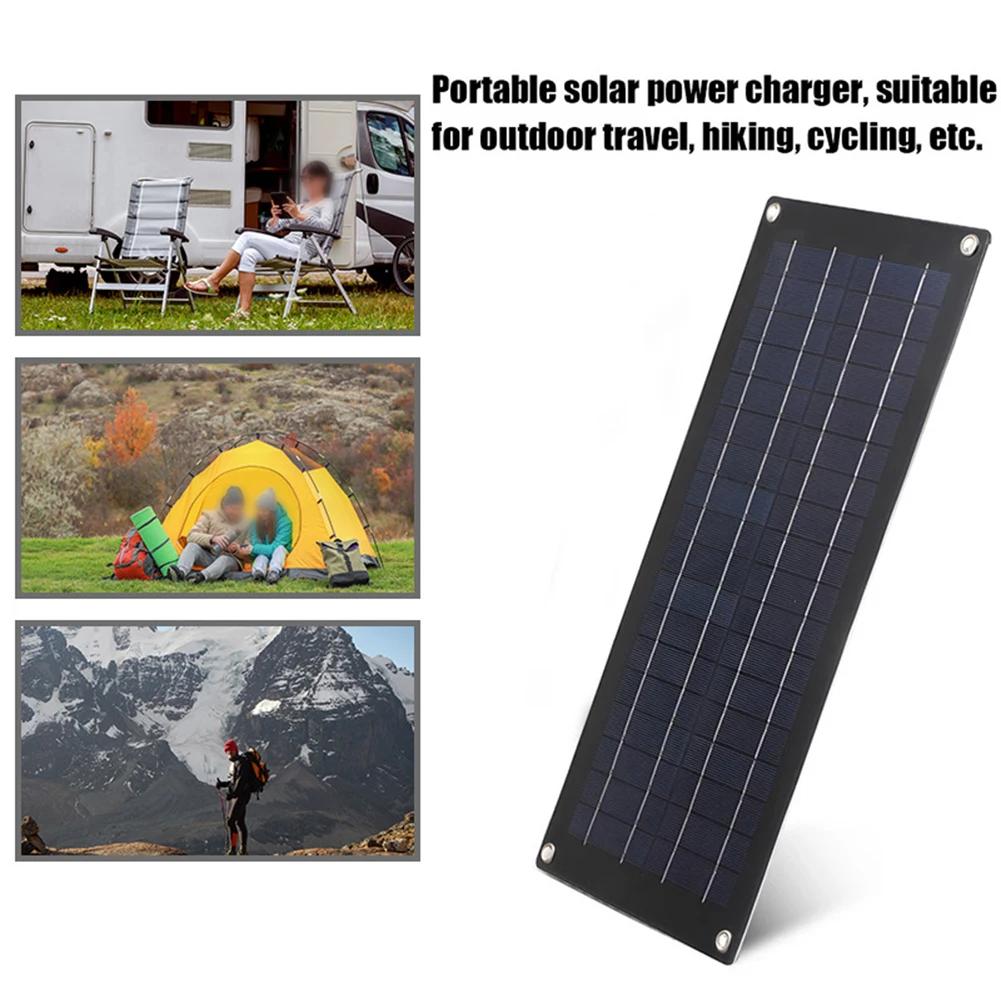 DC12-18V 60W USB Solar Panel 12V-18 Portable Battery Charger For Cell Phone Outdoor Waterproof Power Bank For Camping Parts