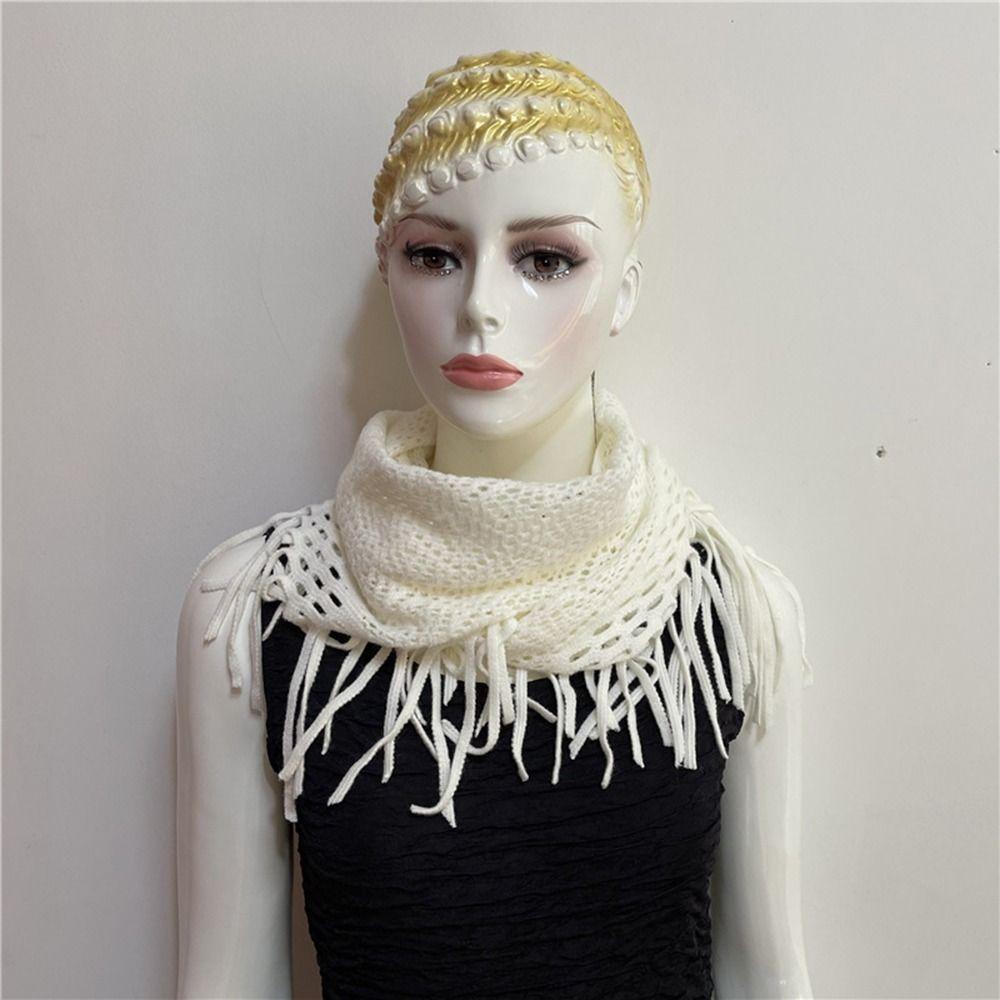 Windproof Thermal Neck Warmer Bib Temperament Cardigan Triangle Scarves Shawl Women Lady Girl