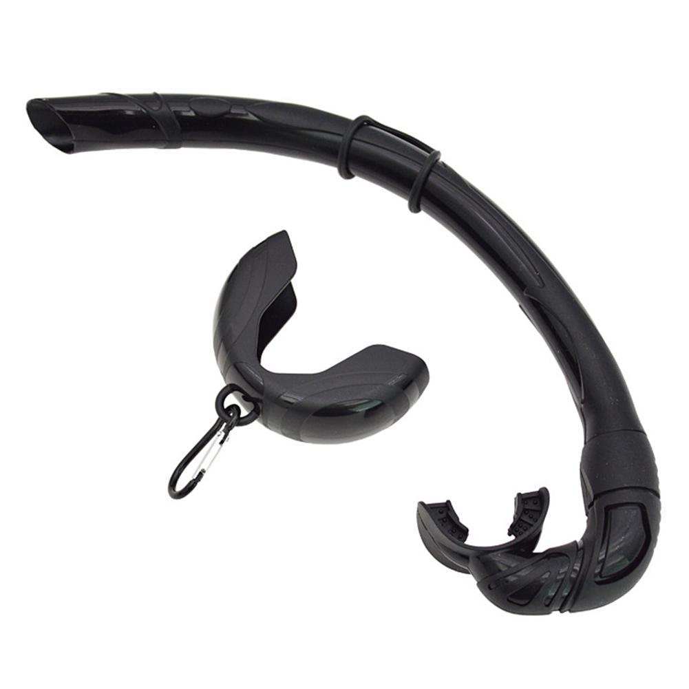 Silicone Snorkel Tube Roll Up Snorkel with Storage Case Diving Snorkel Foldable Snorkel for Snorkeling Freediving