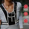 Running Vest Reflective Night Backpack with Phone Holder Water Bottle Bag Lightweight for Jogging Training Hiking Workouts 4