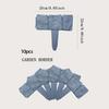 5/10pcs DIY garden landscape edge border, plastic imitation stone fence, can be spliced with garden small fence