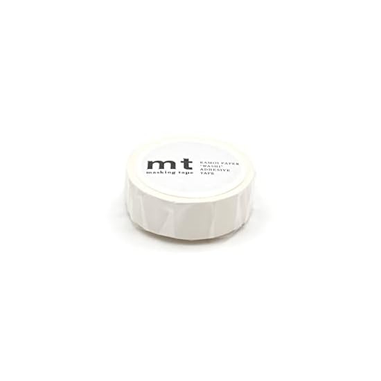 Маскировочная лента Kamoi Kakoshi mt Матовая Белая, ширина 15 мм x 7 м, 4 шт., MT01P208R