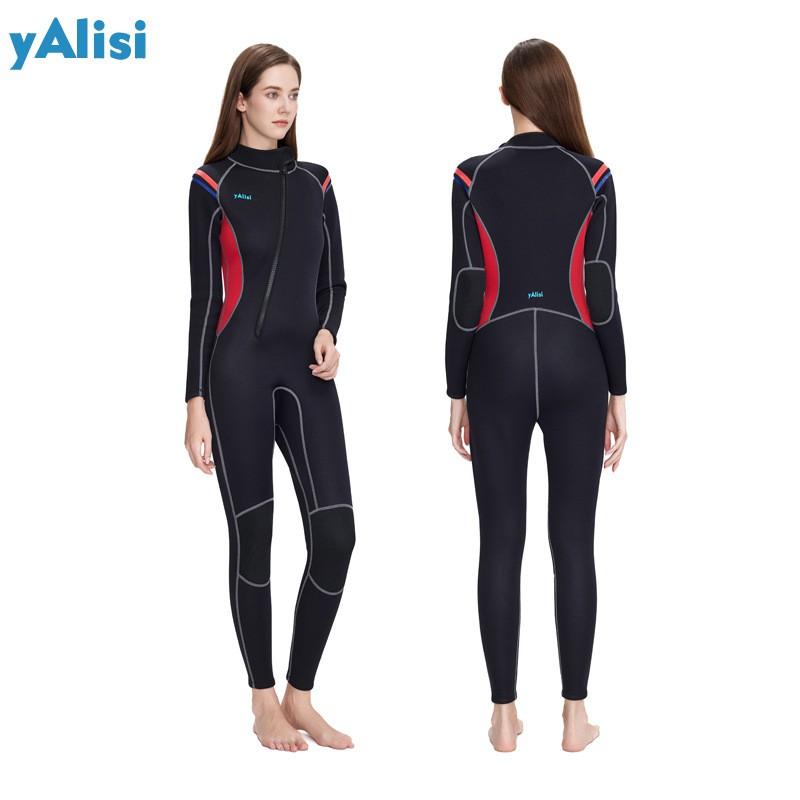 3mm Neoprene Fullsuit Wetsuit Men Women Warm Surfing Diving Snorkeling Winter Swimming Fall Use