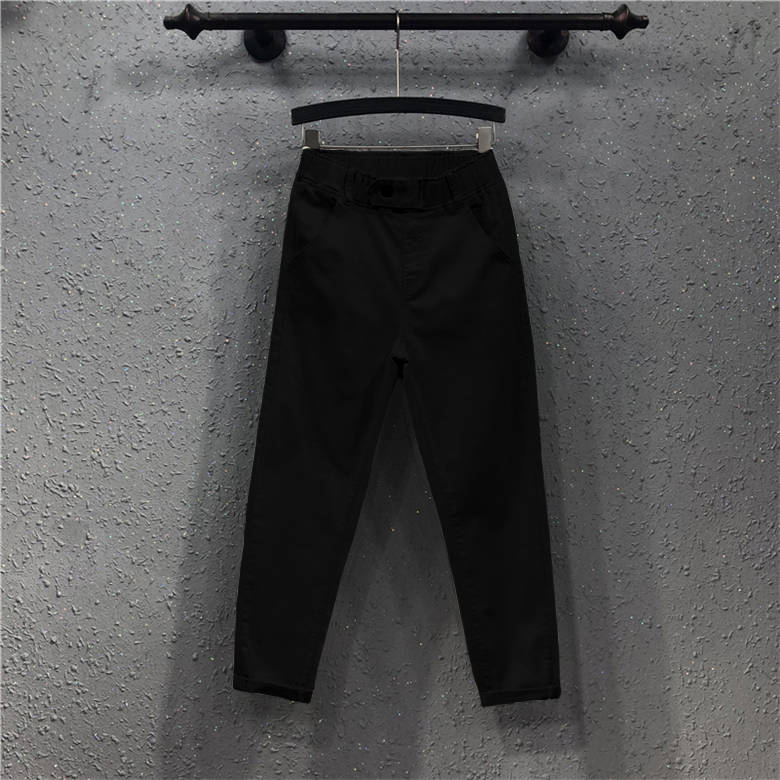 Летние женские шаровары, универсальные повседневные хлопковые брюки с эластичной резинкой на талии, большие размеры, желтые белые джинсы