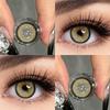Контактные линзы MillCreek Diamond Sugar Green/Grey/Brown/Blue Степень миопии (0-8.00) 1 год использования Диаметр: 14,5-мм естественная удобная линза