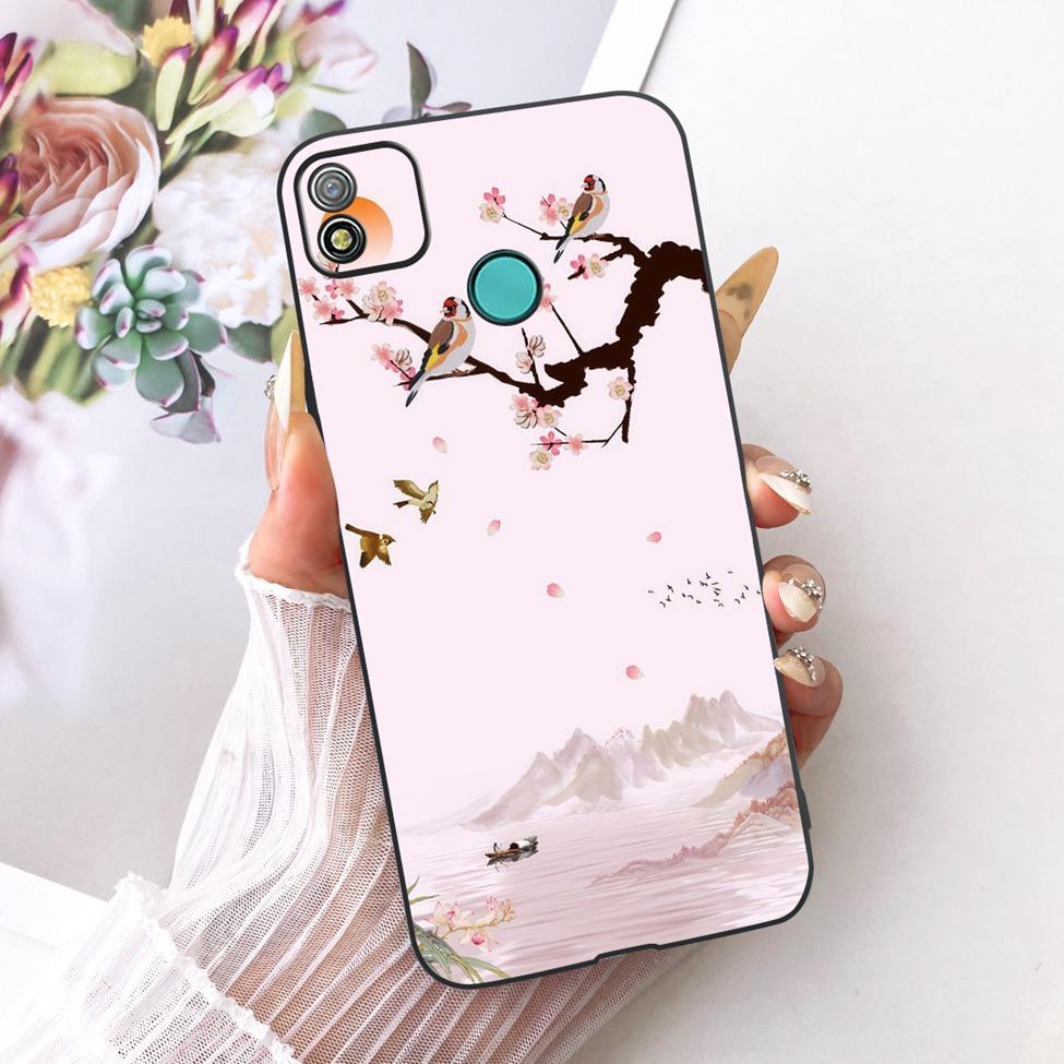 Phone Case For Tecno Pop 4 Cover Silicone Cute Cat Fashion Funny Painted Casing For Techno Pop 4 BC2c BC1s