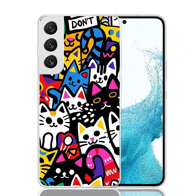 Graffiti Fashion Cool Phone Case For Samsung Galaxy S26 S25 Edge S24 S23 FE S22 Ultra S21 Plus S20 + Fundas Cover Coque Galaxy S