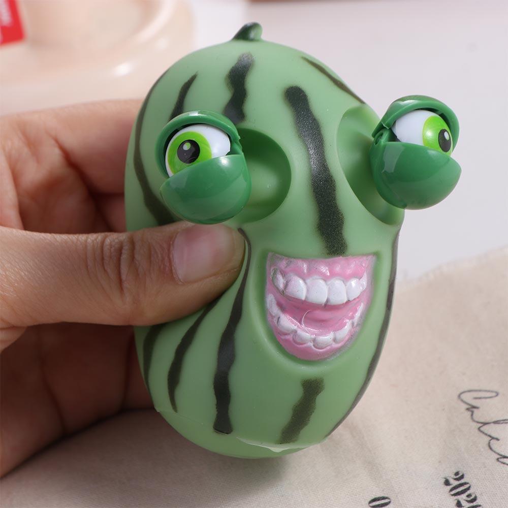 Slow Rebound Watermelon Pinch Toy Explosive Eye Watermelon Press Toy Pop Up Press Toys Boys Girls