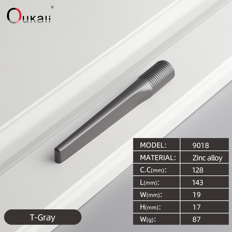 Oukali Modern Design Zinc Alloy Handles From China for Cabinet Dresser Wardrobe Bedroom Living Room Kitchen Bathroom Use
