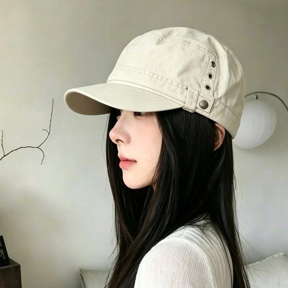 Quick-drying Baseball Hat Breathable Newsboy Cap Retro Visor Hat