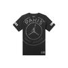 Jordan X Paris Saint-Germain Logo Tee Black Men Streetwear BQ8384-010