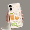 Прозрачный Освежающий Фруктовый Летний Мягкий Чехол для iPhone 17/16 Pro Max/15/14/13/12