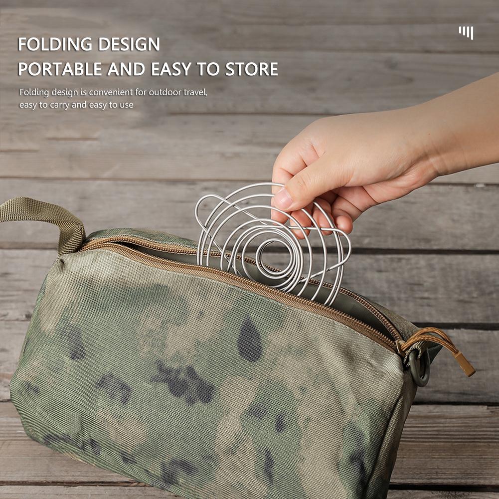 Stainless Steel Coffee Dripper Folding Coffee Cone Dripper Pour Over Filter Holder for Outdoor Camping Picnic Office Home Travel