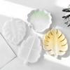 Новая Геометрическая Листья Силиконовая Форма DIY Многоразовые Смоляные Формы Ручной Работы Неправильной Формы Лоток для Хранения Форма Домашний Декор
