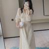 Elegant Bodycon Women's Dress for Women 2022 Summer Long Sleeve Chiffon Maxi Boho Dresses Woman Robe Femme Ladies Vestidos Mujer