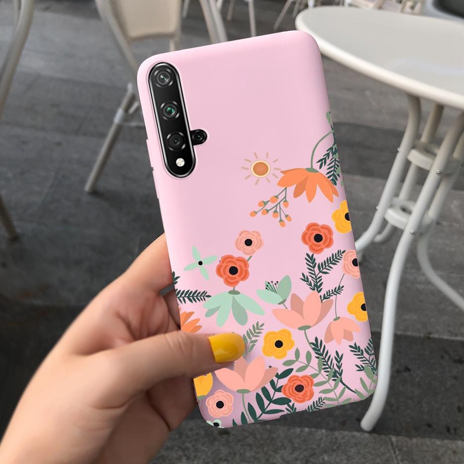 Для Huawei Honor 20 Чехол Стильный Расписной Силиконовый Мягкий ТПУ Чехол для Телефона Fundas Для Huawei Nova 5T 5 T Honor 20 Honor20 Чехлы Обложка