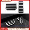 Stainless Steel Car Gas Brake Pedal Covers for Suzuki SX4 Aerio Ciaz Vitara S-Cross Splash Ignis Kizashi Sidekick