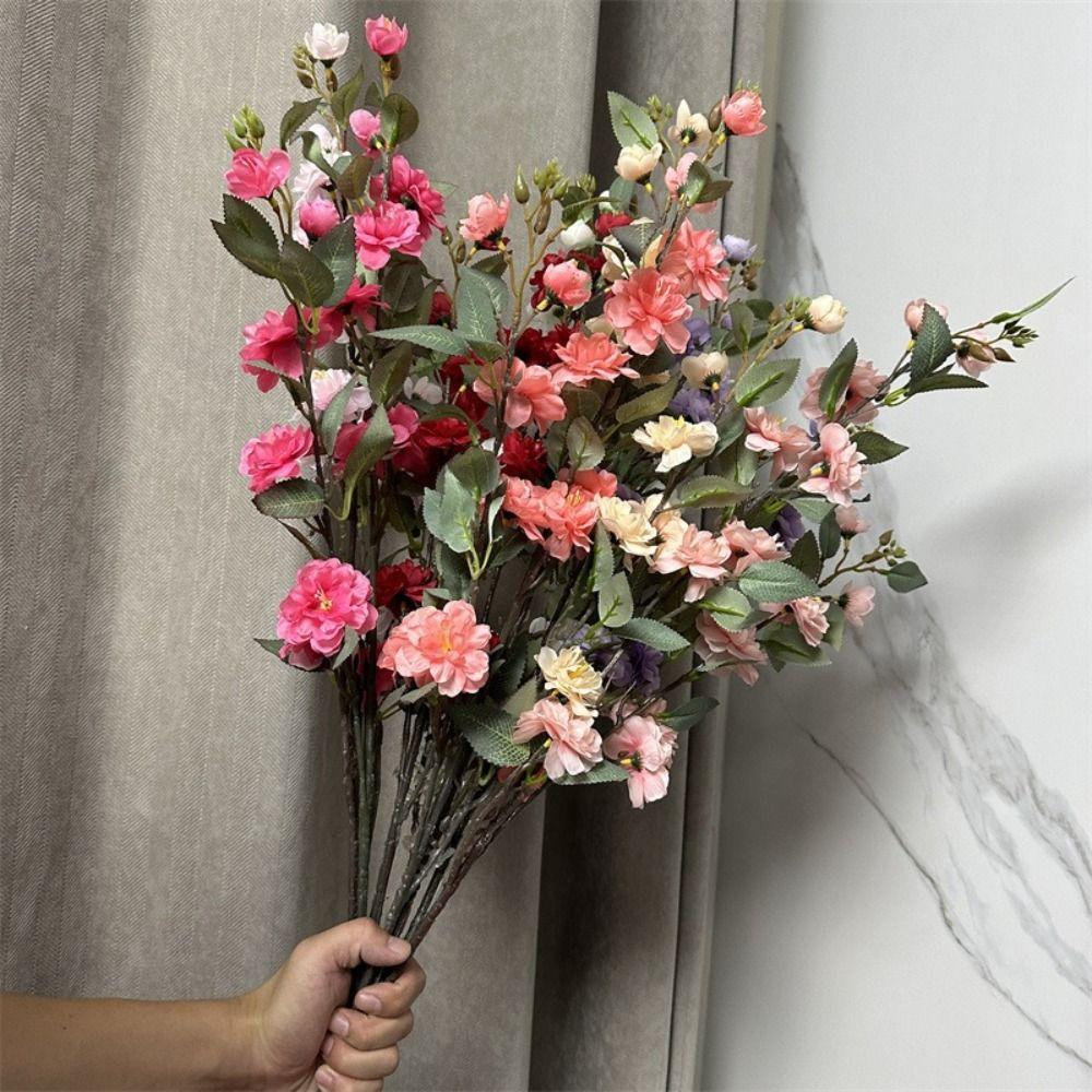 Long Lasting 90CM Long Artificial Flower Bouquets Vibrant Easy Care Fake Flowers Long Stems Artificial Flowers Wedding Party