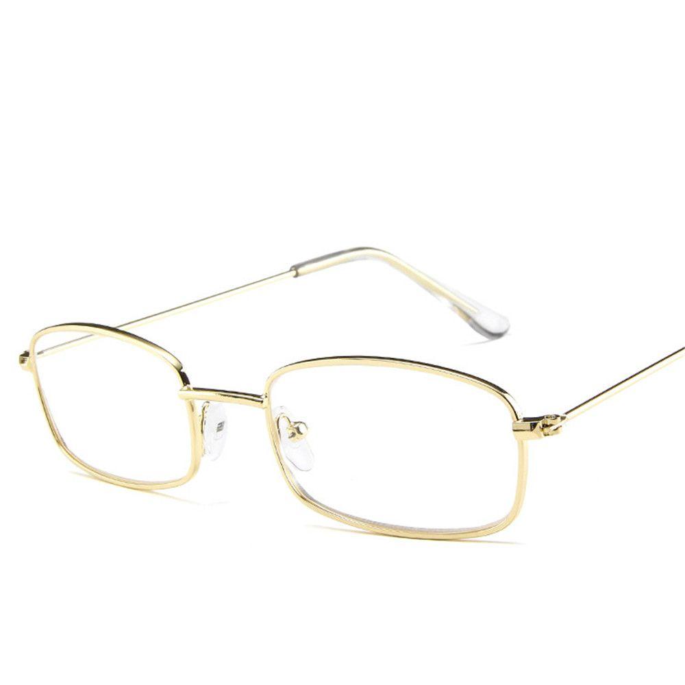 Унисекс Стимпанк UV400 Солнцезащитные очки Прямоугольные Солнцезащитные очки Маленькие Ретро Очки Металлическая Оправа