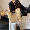 Summer Large-capacity Shoulder Straw Bag Women's Bag 2025 New Hollow Woven Bag Fashion Underarm Bag