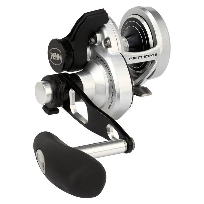 PENN Fazom II 2-Speed 10XNLD2 Extra Narrow Offshore Silver (Right Handle)