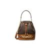 Mk Devon Classic Monogram Color-Blocked Chain Commuter Fashion Drawstring Coated Canvas Bucket Bag Женские сумки 30S2GDVS2B-252