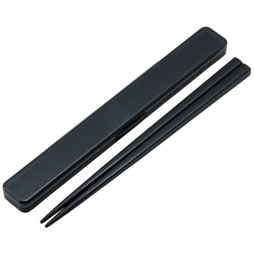 Skater Chopsticks 21cm Chopsticks Box Set Antibacterial Rich Black Adult Men's ABC45AG-A