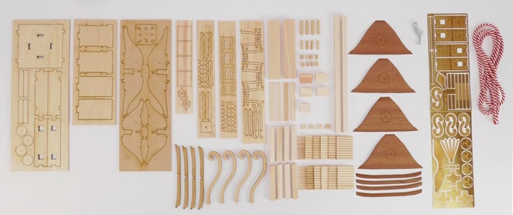 Woody Joe 1/10 Мини Микоши Деревянная Модель Сборочный Набор (Декорации)