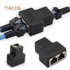 1 To 2 Socket Lan Ethernet Network Splitter Connector Professional Extender Adapter Plug for RJ45