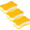 LEC Super Cleaning Sponge Acrylic Fabric Non-Woven 3-Pack (Kitchen Sponge)