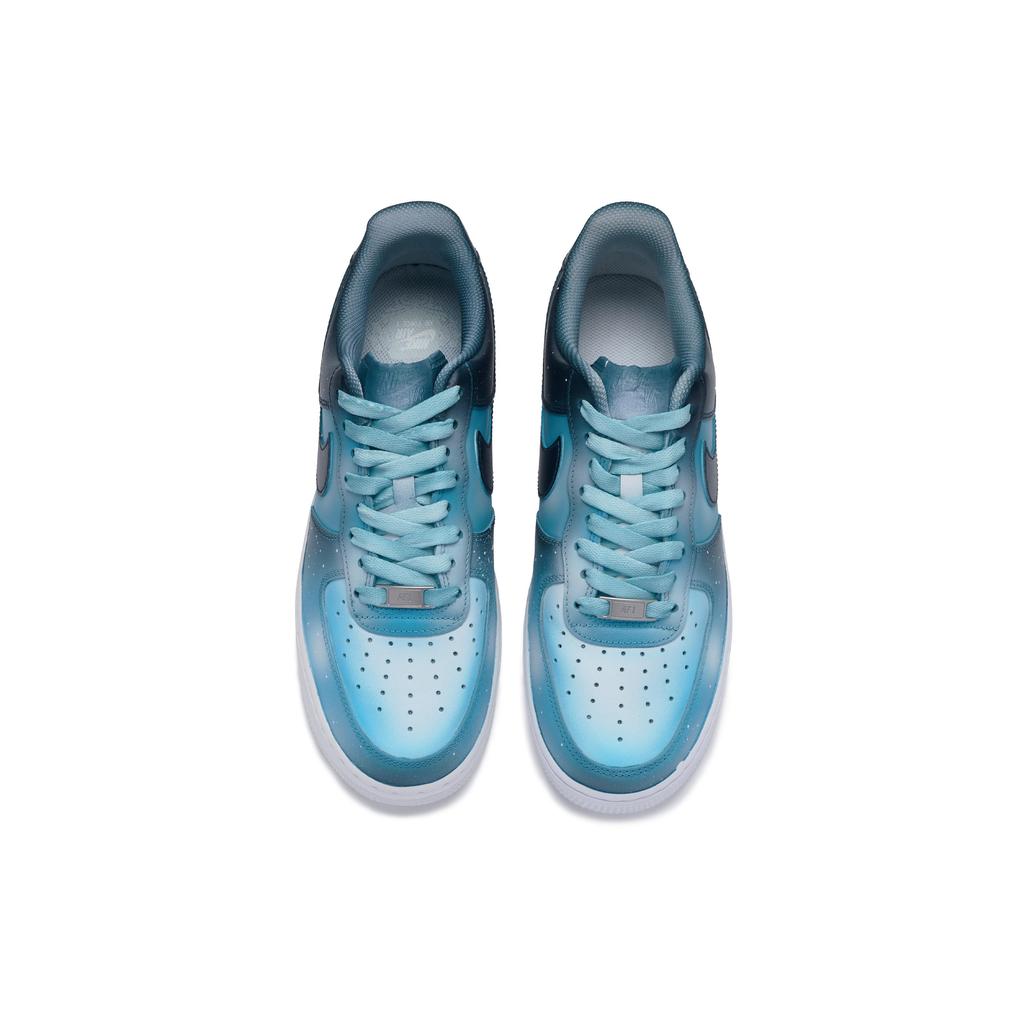 Nike Air Force 1 Low 811 Производство, Галактика, Специальная коробка для обуви Низкие кеды для скейтборда Мужские Синий Белый CW2288-111(Team80-S-BOX)