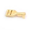 10 Pcs 6.3mm Gold Brass Car Speaker Female Spade Terminal Wire Connector