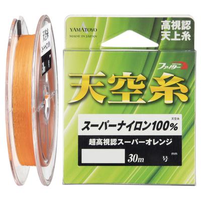 YAMATOYO Нейлоновая леска Nylon Sky Thread 30 м №. 0.6 Оранжевый