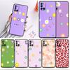 Милый чехол с цветочным рисунком для Samsung Galaxy A10 A40 A03s A04s A03 Core A04 A20e A10s A70 A02 A01 A02s A50, силиконовый матовый чехол-бампер