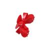 Acetate Acetic Acid Bow Hair Claw New Year Red Bownot Grab Clip Personalized Red Hair Clip  Daily