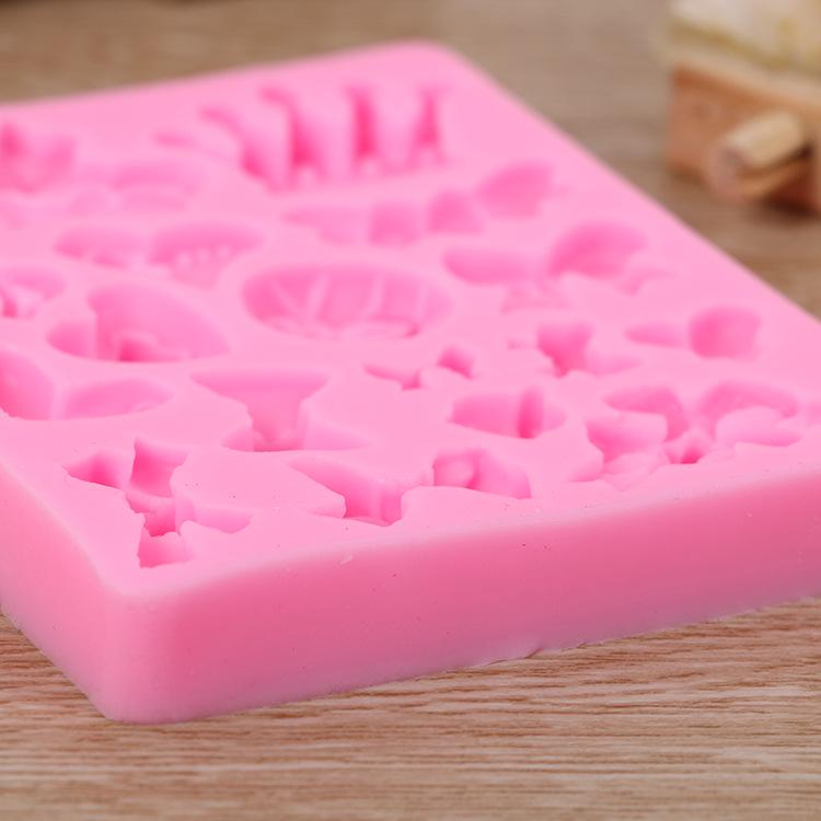 Силиконовая форма для помадки с бантом и короной, жидкая силиконовая форма, мягкая керамическая форма для мыла ручной работы, пудинга