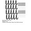 10/15/20Pcs Metal Wall Hooks with Screws Heavy Duty Multi-functional Home Office Bathroom Clothes Hat Scarf Towel Bag Keys Umbrella Bag Hanger