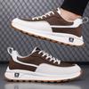 New Shoes for Men Genuine Leather Casual Shoes Fashion Leisure Sport Shoes Street Cool Lace-up Cow Leather Sneaker
